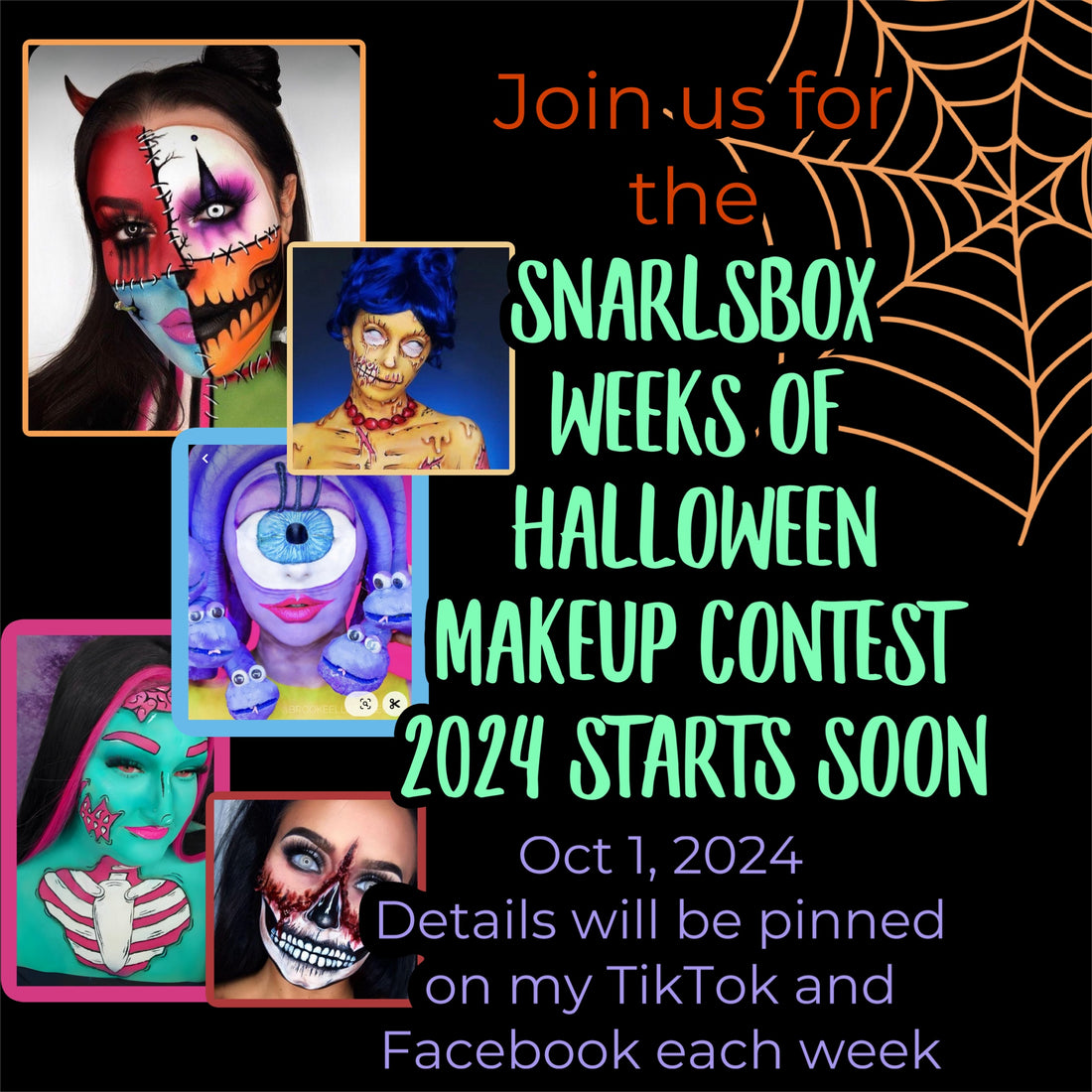 Snarlsbox weeks of Halloween 2024 Makeup Contest